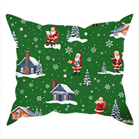 Zielona Poszewka bawełniana na jaśka 40x40 - 002Nzi