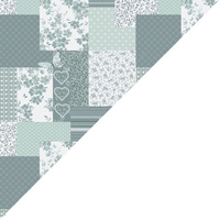 Apaszka bandamka bandana chustka | 137Nmi | miętowa | patchwork