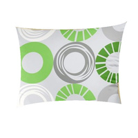 Poszewka z kory 40x40 | 321ziel | szaro zielona | geometryczny