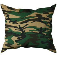 Poszewka bawełniana na jaśka 40x40 | moro ciemny | brązowa | moro