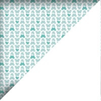 Apaszka bandamka bandana chustka | 122mięta | biało miętowa | kwiaty frezje