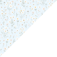Apaszka bandamka bandana chustka | 415nie | niebieska | kwiaty