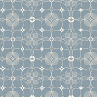 Worek szkolny na buty | 313nie | niebieska | wzór geometryczny