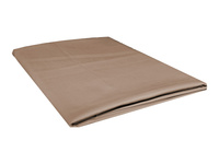 Prześcieradło bawełniane bez gumki 160x200 taupe