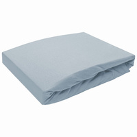 Prześcieradło bez gumki 160x220 Jersey Szare