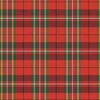 Worek na pościel do przedszkola żłobka | kraswi | czerwona | krata świąteczna