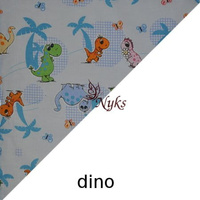 Apaszka bandamka bandana chustka | dino | niebieska | dinozaury