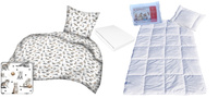 Komplet 100x160 + 50x60 + prześcieradło jersey 80x160 432B3d