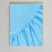 Pokrowiec na stół do masażu frotte Niebieski