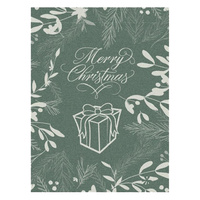 Ściereczka kuchenna świąteczna gift zielony