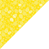 Apaszka bandamka bandana chustka | 990zol | żółta | jajka pisanki