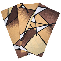 Zestaw poszewek z flaneli 025bbr | brązowy | geometria