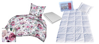 Komplet 100x160 + 50x60 + prześcieradło jersey 80x160 082N3D