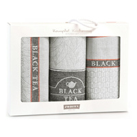 Komplet ścierek kuchennych Black Tea