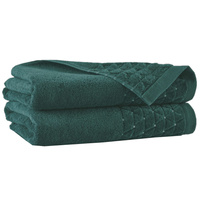 Komplet ręczników z bawełny egipskiej 50x100 70x140 Oscar bukszpan