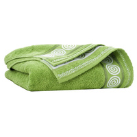 Ręcznik frotte z bawełny egipskiej 70x140 rondo zielony
