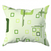 Poszewka z kory 40x40 | 286ziel | zielona | geometryczny