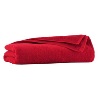 Ręcznik frotte z bawełny egipskiej 100x150 Kiwi czerwony