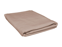Prześcieradło flanelowe bez gumki 200x220 taupe
