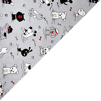 Apaszka bandamka bandana chustka | 189szary | szara | pieski