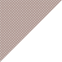 Apaszka bandamka bandana chustka | grokaw | brązowa | groszki