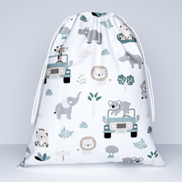 Worek na pościel do przedszkola żłobka 138zielony