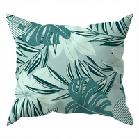 Poszewka z kory 40x40 | 455mięta | miętowa | liście monstera