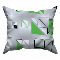 Szaro zielona Poszewka flanela 40x40 - 110zielony