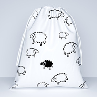 Worek szkolny na buty 055biały