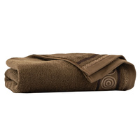 Ręcznik frotte z bawełny egipskiej 70x140 rondo brąz