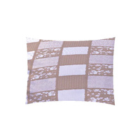Poszewka flanela 40x40 | 107Nbe | brązowa | patchwork