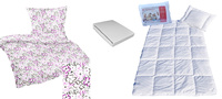 Komplet 100x160 + 40x60 + prześcieradło jersey 80x160  012róż