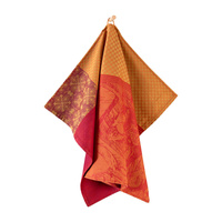 Ścierka kuchenna z bawełny organicznej tosca czerwona