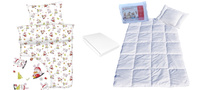 Komplet 100x160 + 40x60 + prześcieradło jersey 80x160 228Sbi
