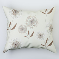 Poszewka bawełniana na poduszkę 40x70 | 376ecr | ecru | dmuchawce