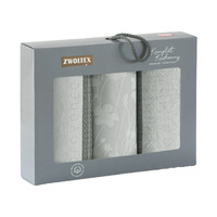 Komplet ścierek kuchennych Provence szary