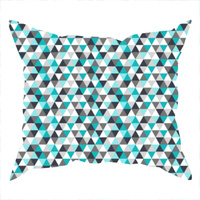 Turkusowa Poszewka bawełniana na jaśka 40x40 - 110turk