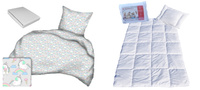 Komplet 100x160 + 40x60 + prześcieradło jersey 80x160  103szary