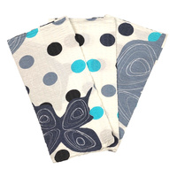 Poszewki z kory na jaśka 40x40 Zestaw 3szt 490turkus