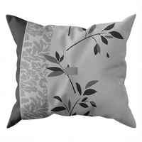 Poszewka z kory 40x40 | 091szary | szara | liście