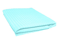 Prześcieradło z kory bez gumki 160x200  jasny turkus