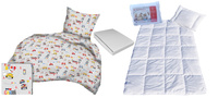 Komplet 100x160 + 40x60 + prześcieradło jersey 80x160  081sza
