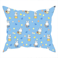 Poszewka bawełniana na jaśka 40x40 | 428nie | niebieska | zajączki