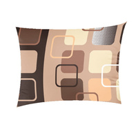 Poszewka z kory 50x60 | 097braz | brązowa | geometryczny