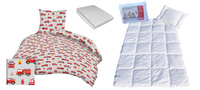 Komplet 100x160 + 40x60 + prześcieradło jersey 80x160  217szary