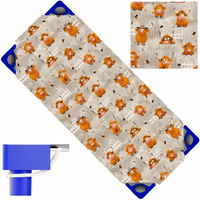 Prześcieradło na leżak do przedszkola | 181byk | beżowe | z bykiem