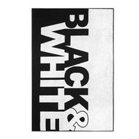 Ręcznik kąpielowy plażowy 100x160 black&white