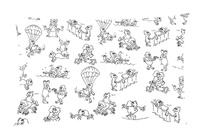 Poszewka bawełniana na jaśka 40x40 | kamasutra biała | biało czarna | dla zakochanych
