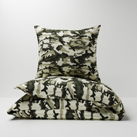 Pościel dla dziecka bawełniana 100x135 + poszewka na poduszkę 40x60 | moropo | ecri brązowa | moro