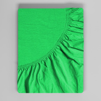 Prześcieradło z gumką 180x200 Jersey Zielone